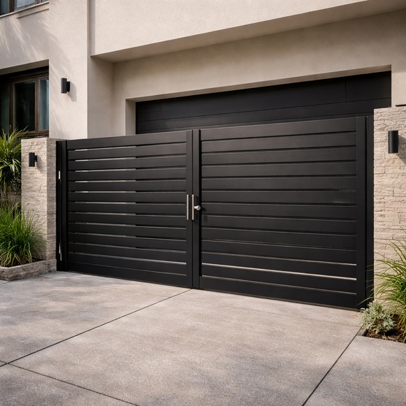 Portón Moderno herreria cancun